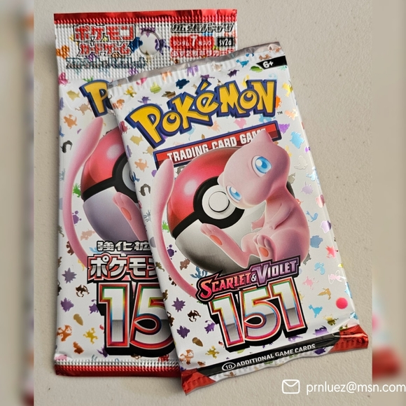 Pokemon Other - Pokemon Scarlett & Violet 151 Japanese & English Booster Packs